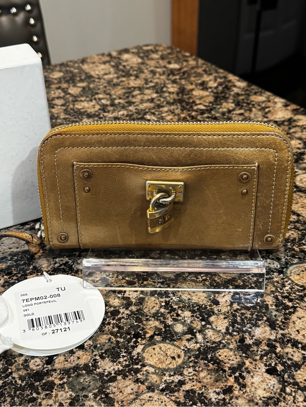 Chloe Paddington Long PORTEFEUIL Gold wallet